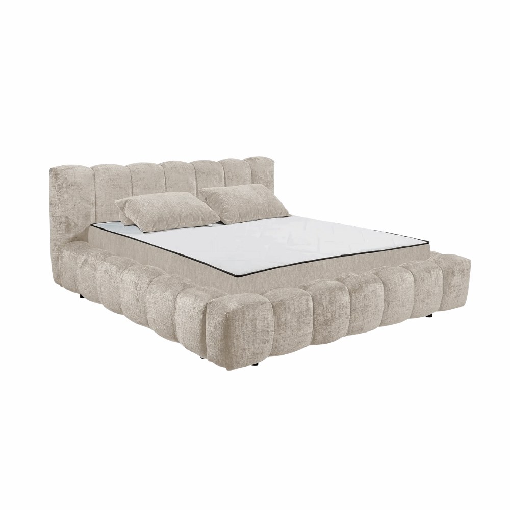 Boxspring Bexter - Brown | Includes Slatted Base & Matress