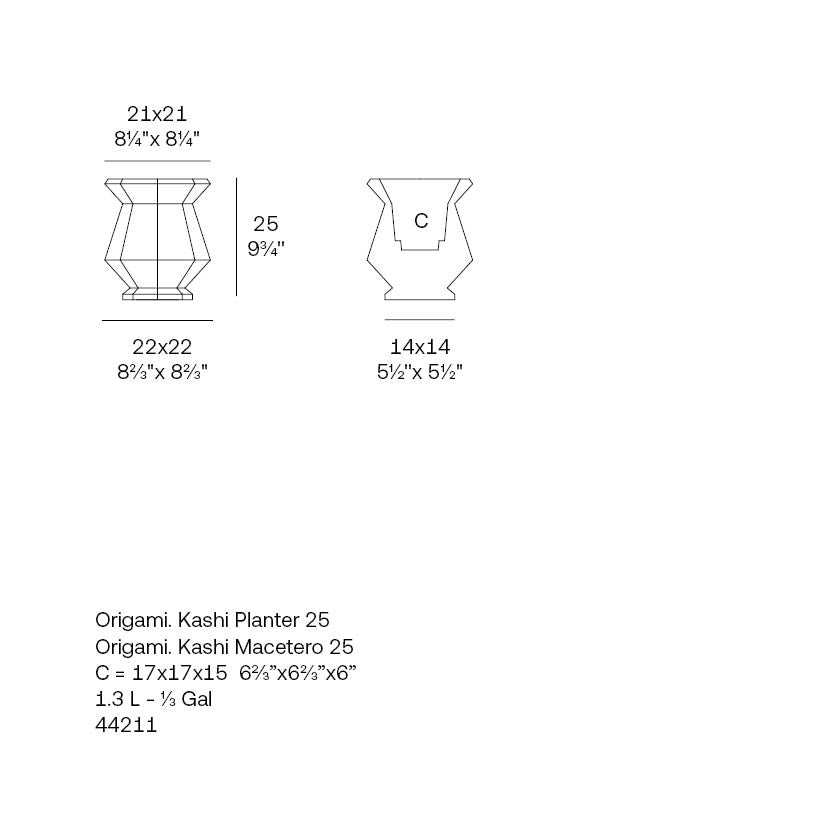 Origami Kashi 21,8X21,8X25
