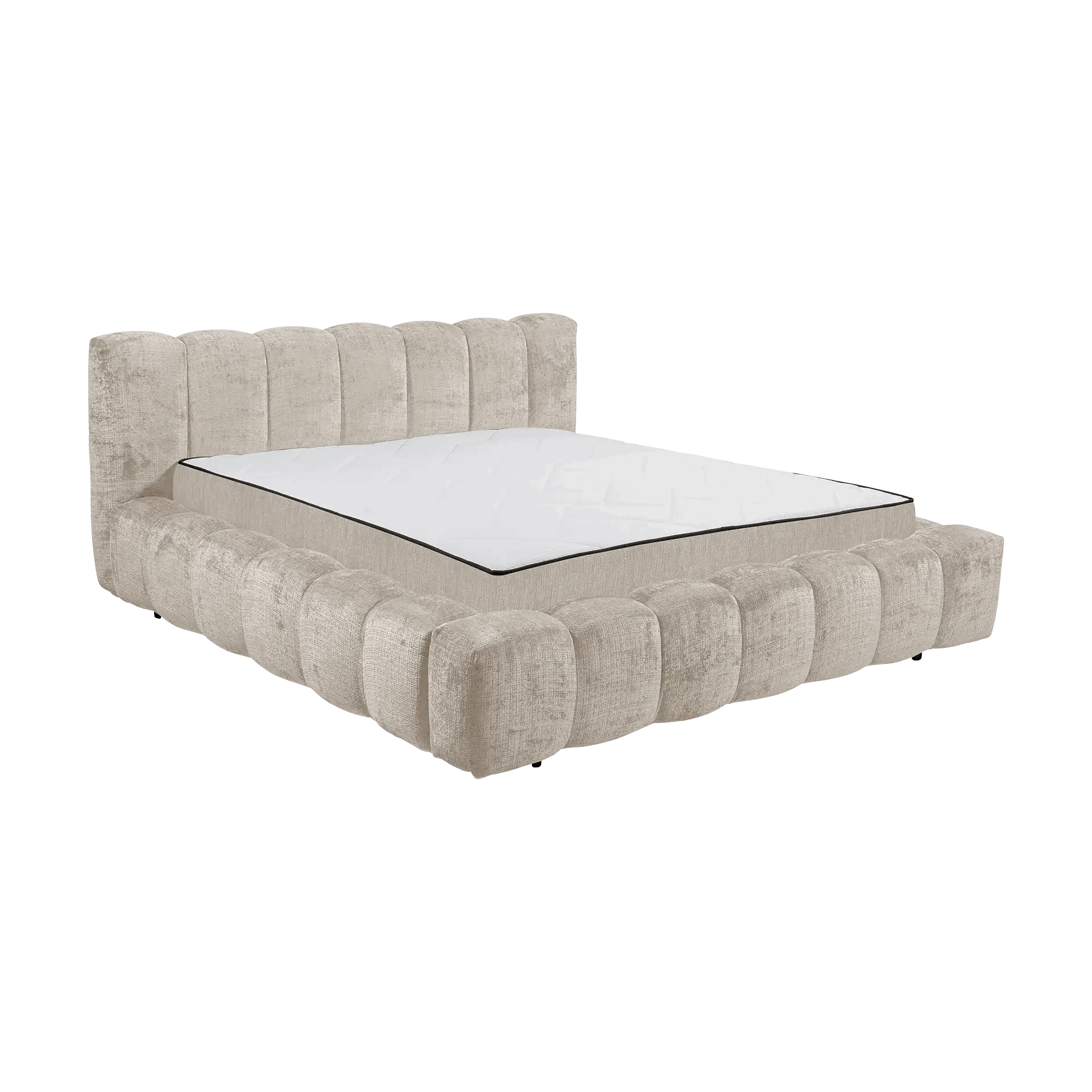 Boxspring Bexter - Brown | Includes Slatted Base & Matress
