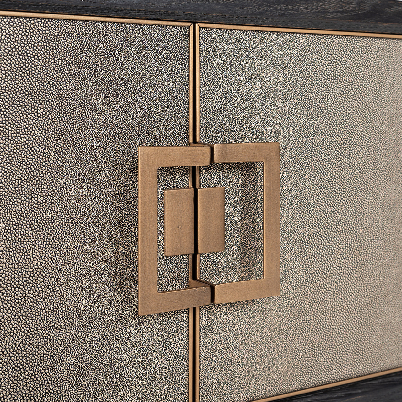 TV cabinet Bloomville 4-doors (Gold)