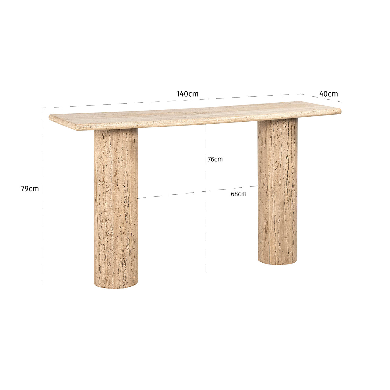 Console Hampton 140 (Sand)