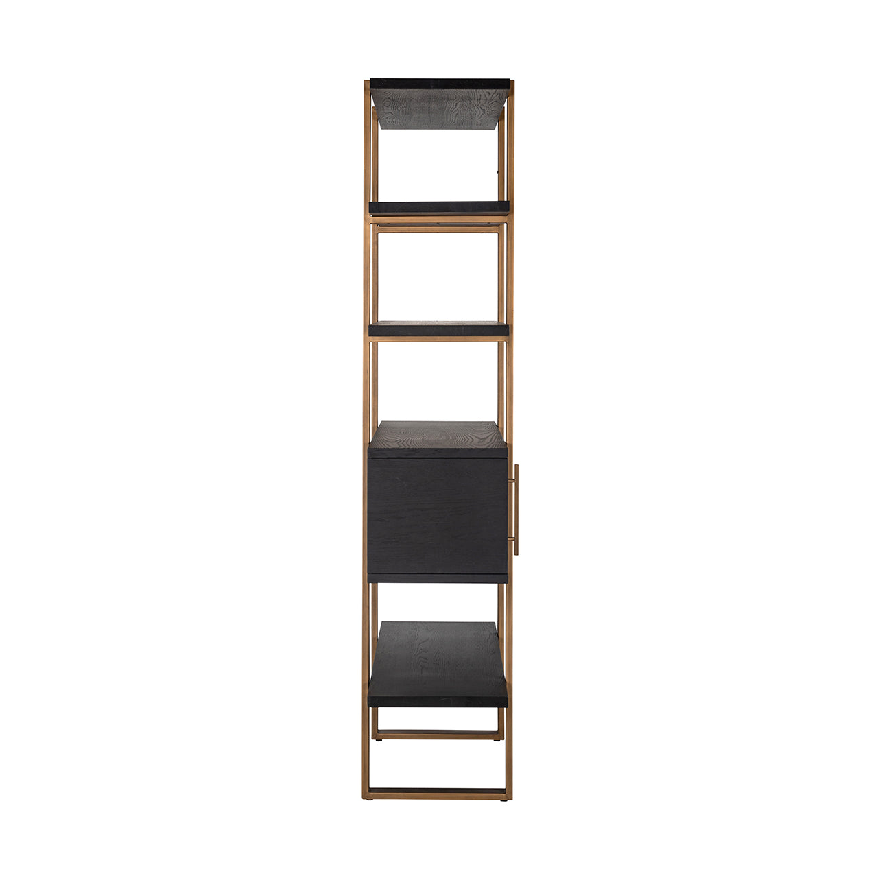 Display cabinet Cambon 4-doors 4-shelves (Dark coffee)