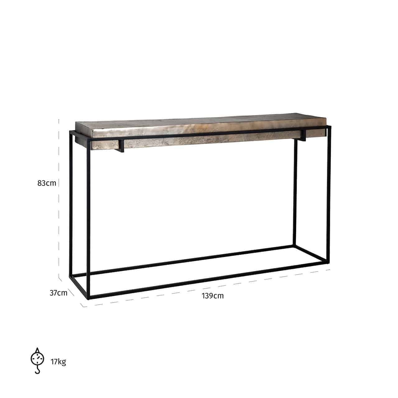 Console Calloway (Champagne gold)