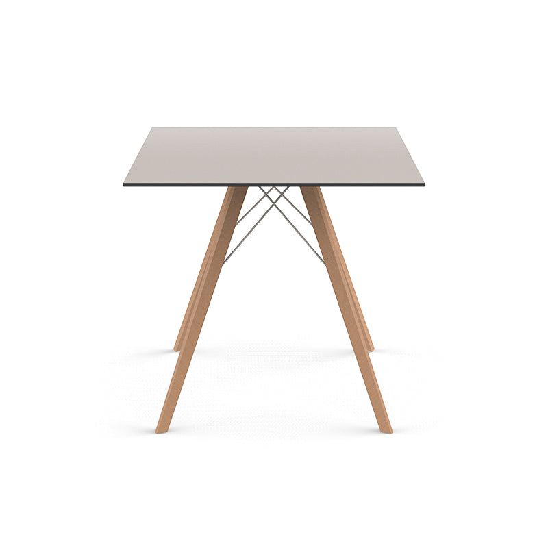 Faz - Wood Dining Table 80X80X74 Cm