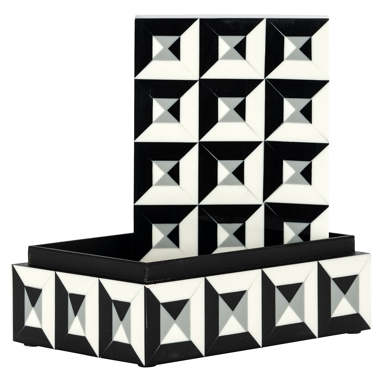Storage Box Licia (Black/white)