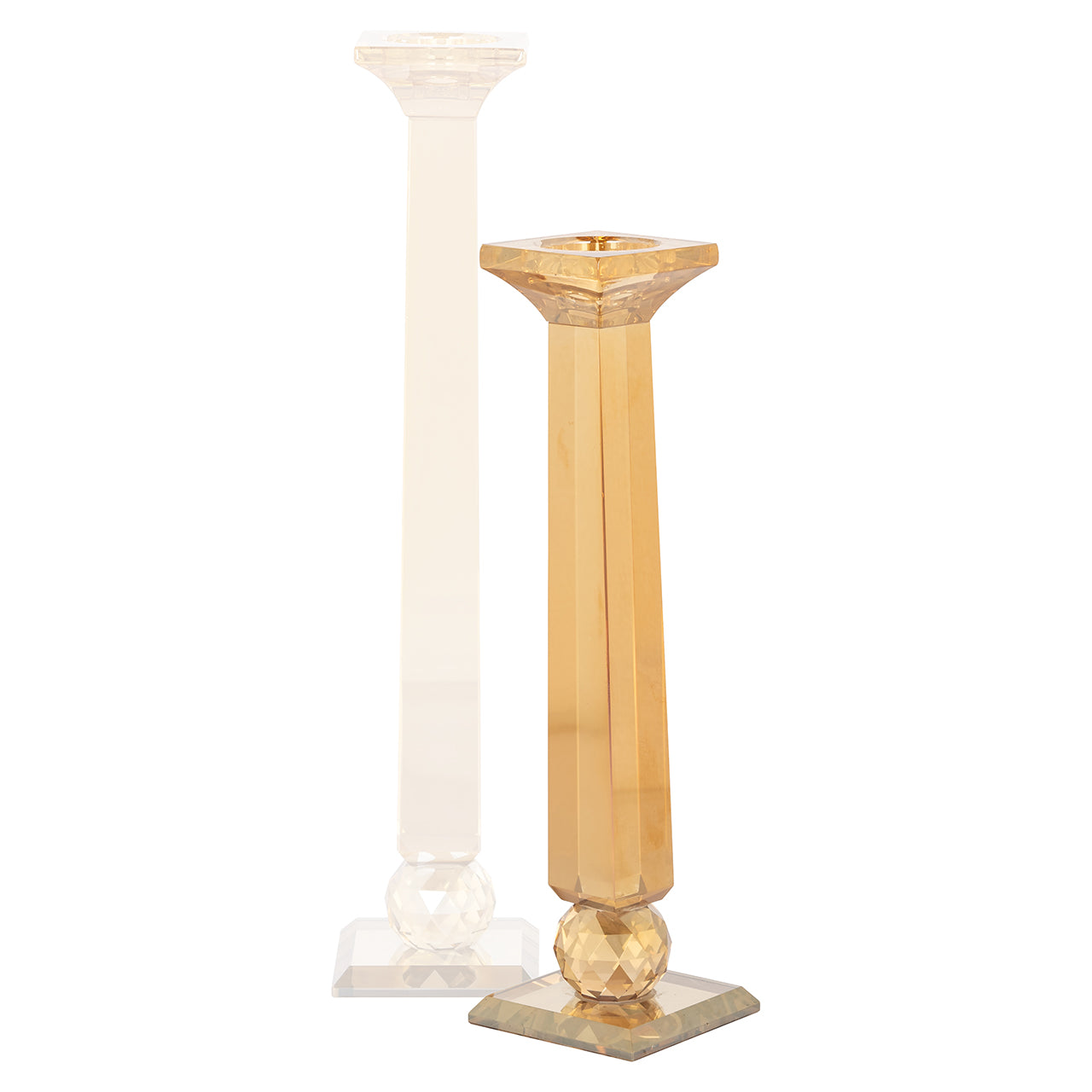 Candle holder Milou small (Amber)