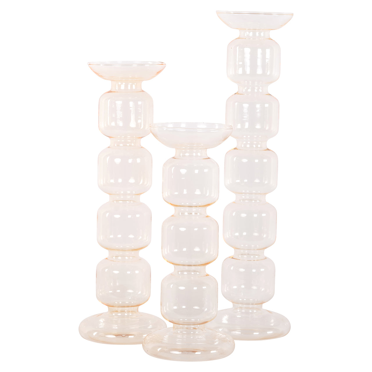 Candle holder Rabia medium (Amber)