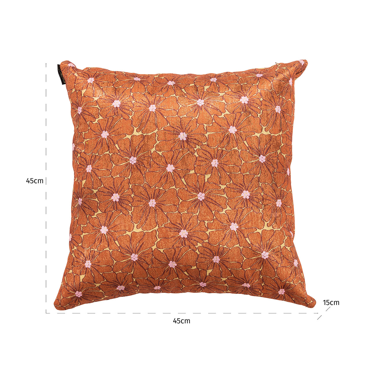 Cushion Vanity 50x50 (Blooms 2004 Orange Lynn BT23127)
