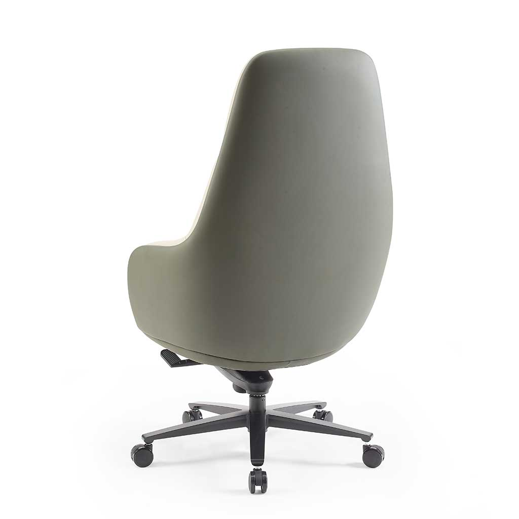 Kennedy Office Chair – Grey + Beige Ergonomic Swivel Chair 73×118×52 cm