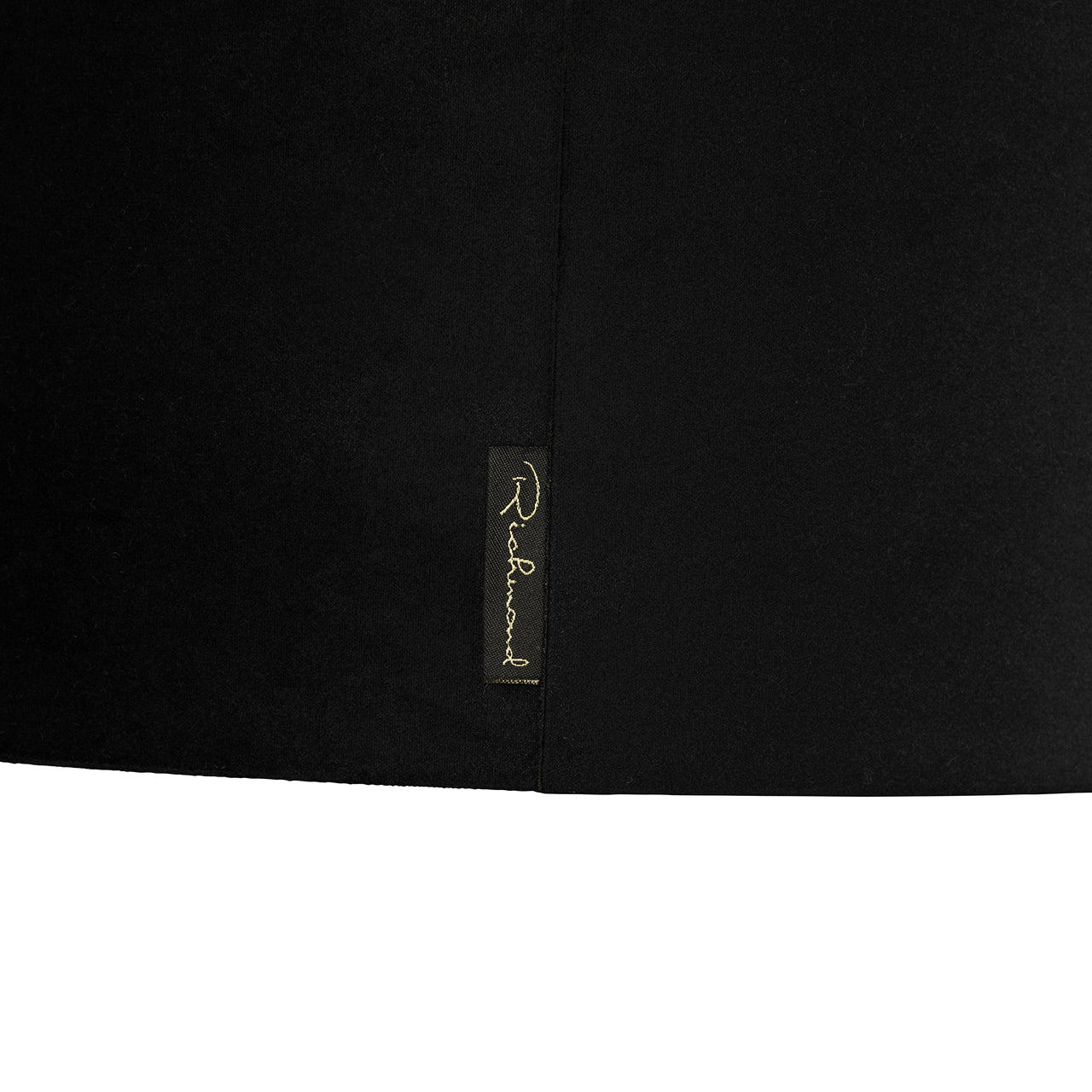 Lampshade Maddy black velvet cilinder 50Ø (Black)