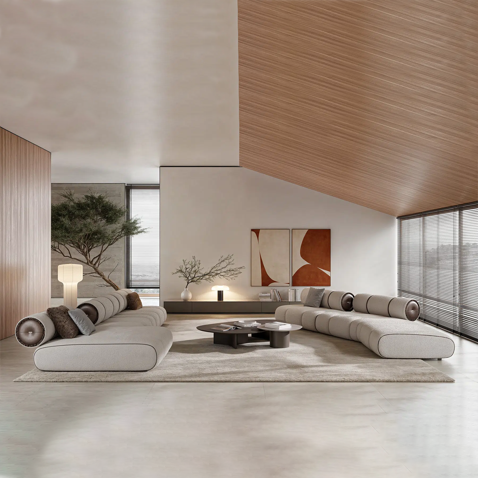 Sofa Orian White 250x154cm