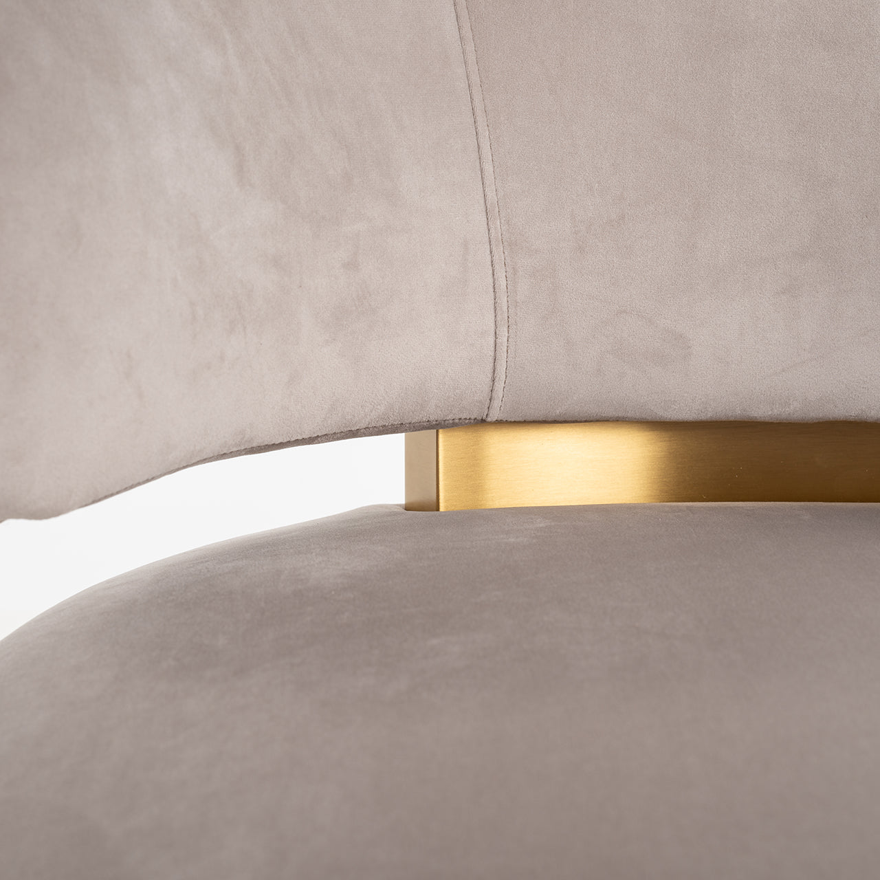 Swivel chair Maxime - khaki velvet (Quartz Khaki 903)