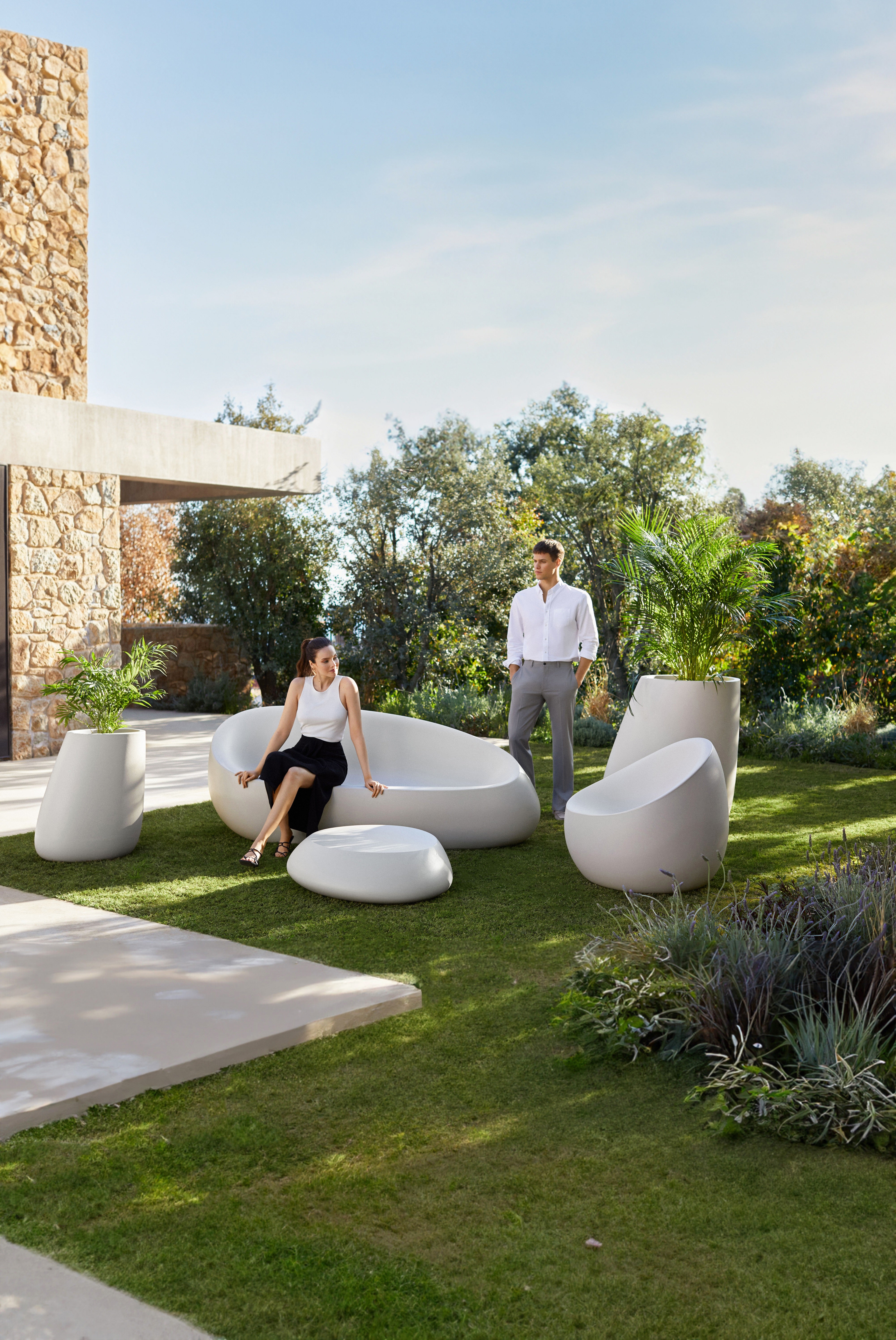 Stone Lounge Chair