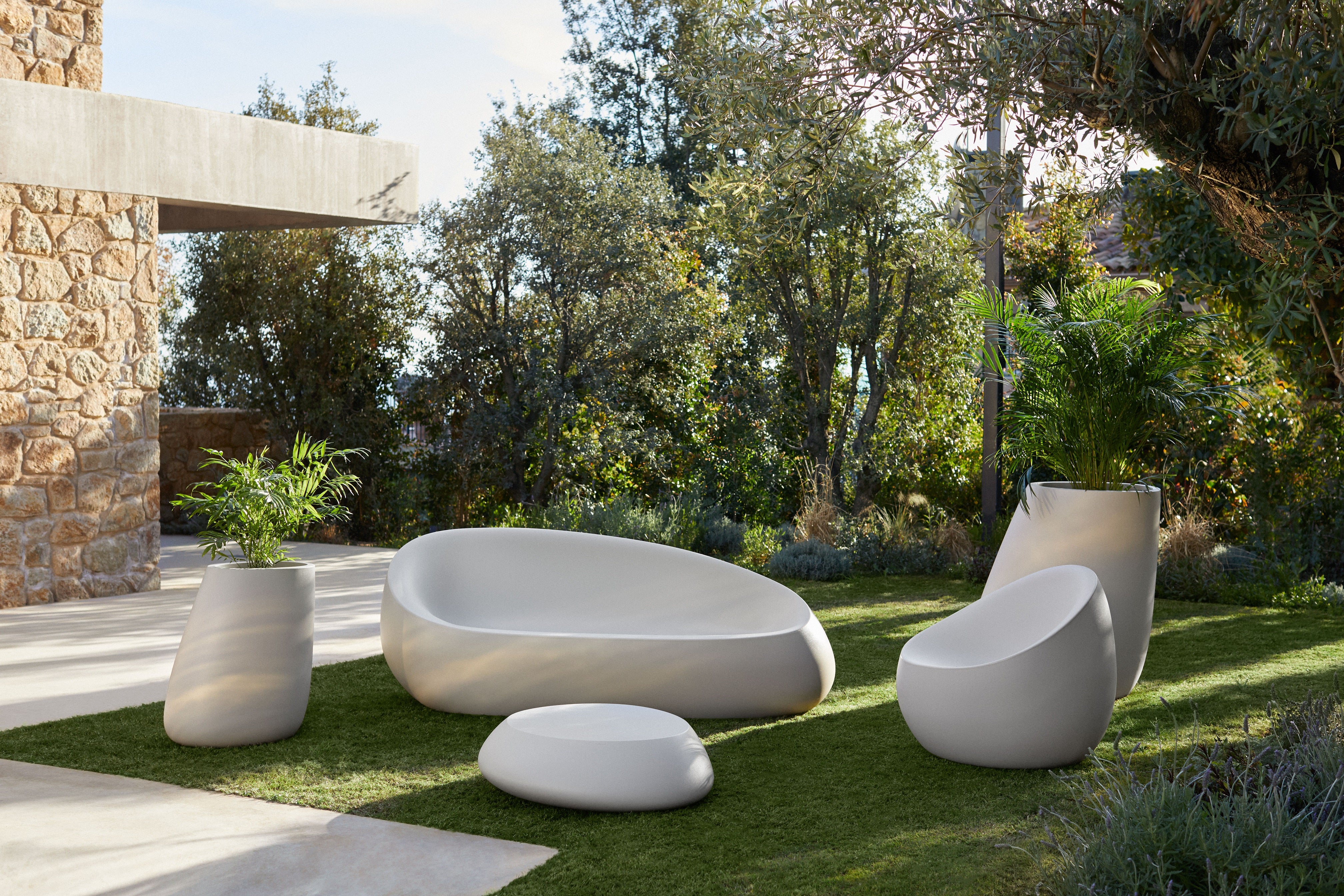 Stone Lounge Chair