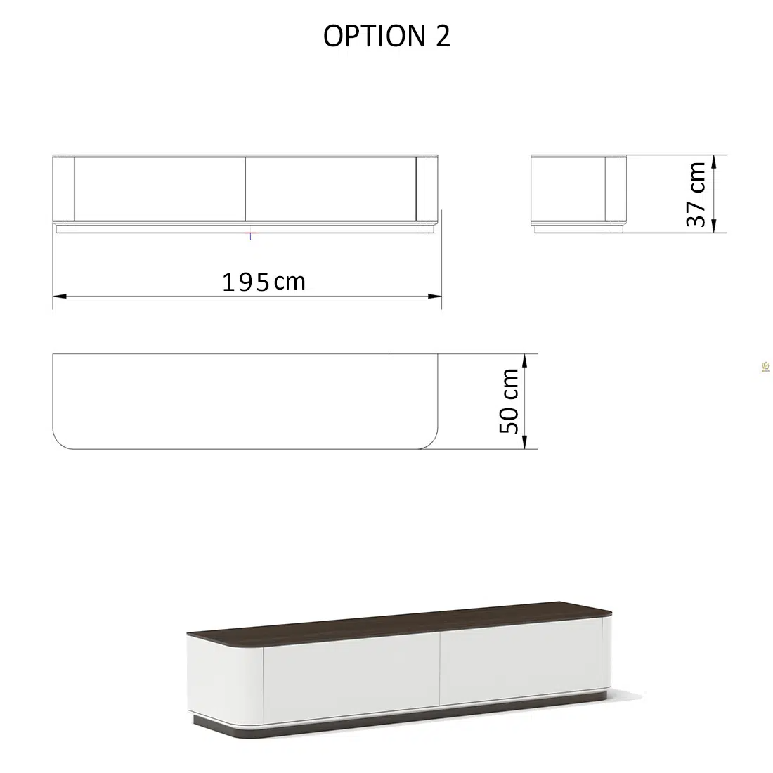 TV Unit Bloom Option 1