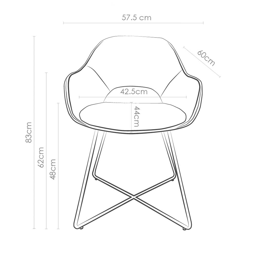 Chair Milan - Cream
