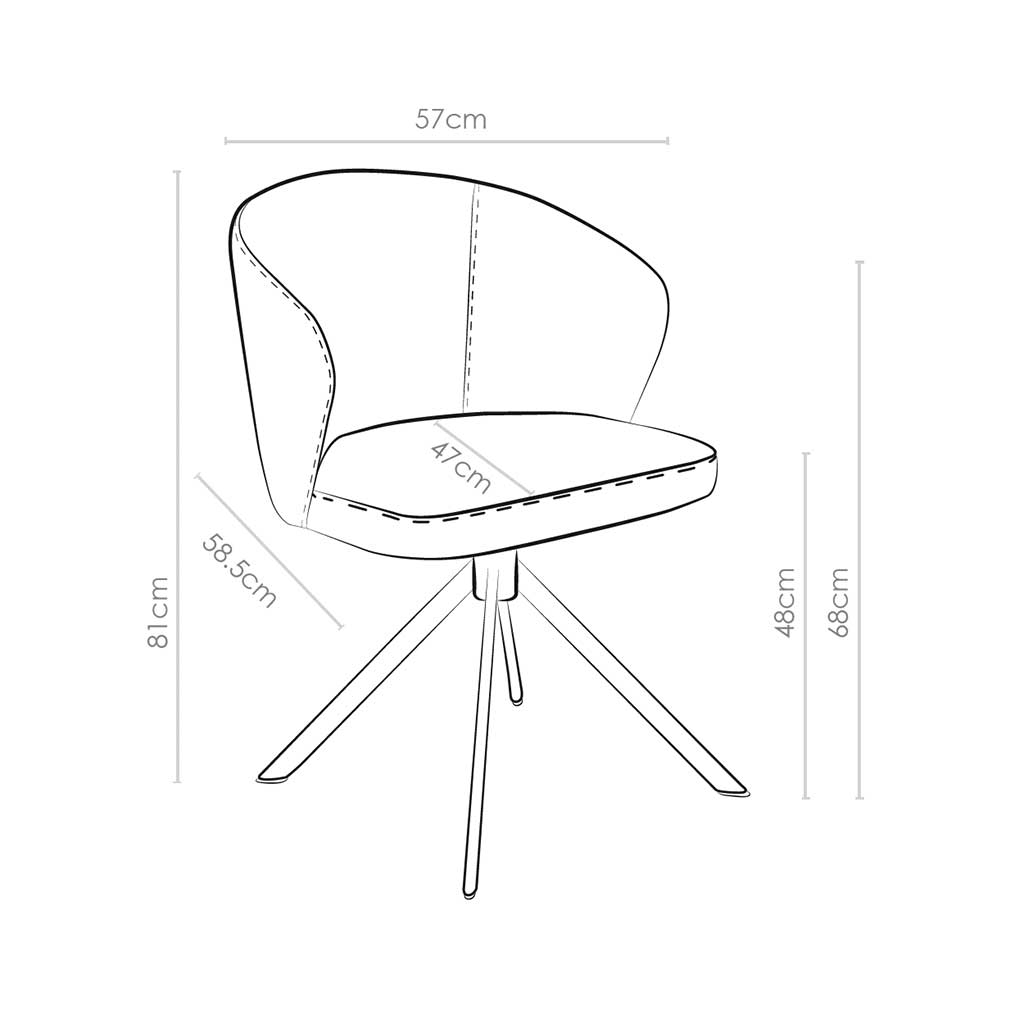 Chair Lazio - Cream