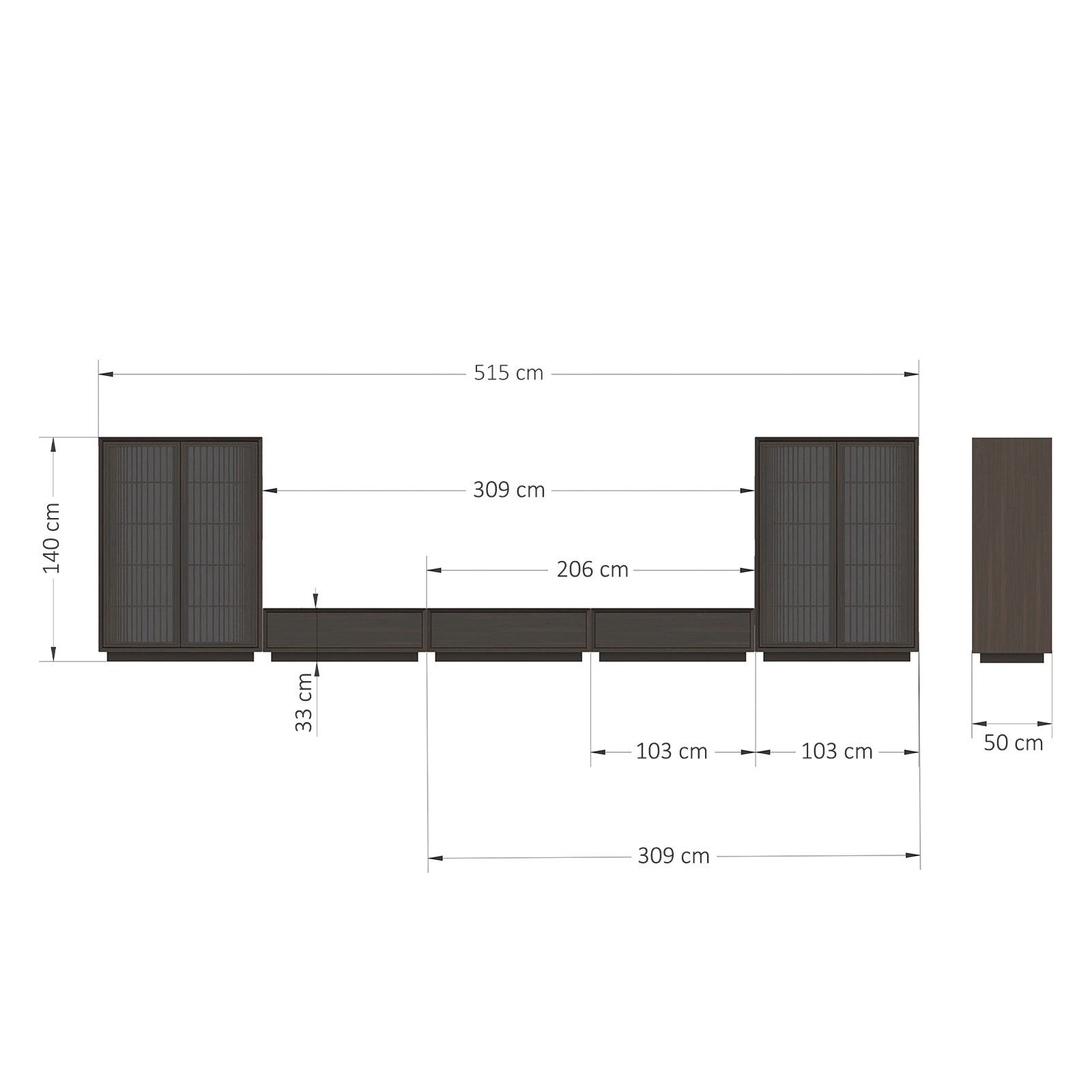 TV Unit Riva Option 4