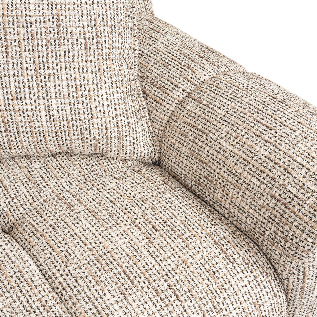 Sofa Hazel 3-seater + lounge left trendy nature (Be Trendy 01 Nature) - 326×204cm