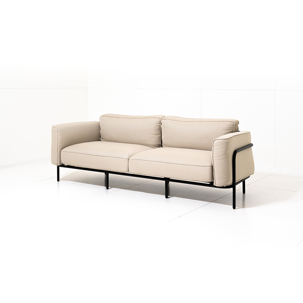 Outdoor Sofa Melan - Brown Sand 212x88x76cm
