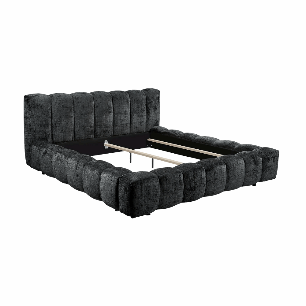 Boxspring Bexter - Black  | Includes Slatted Base & Matress