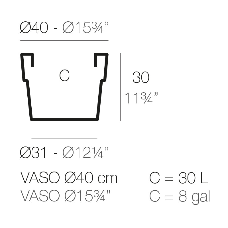 Vase Ø40X31