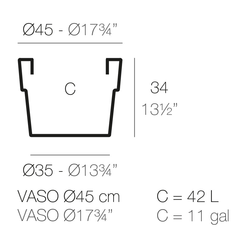 Vase Ø45X34