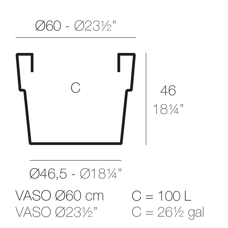 Vase Ø60X46
