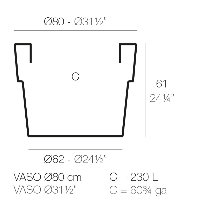 Vase Ø80X61
