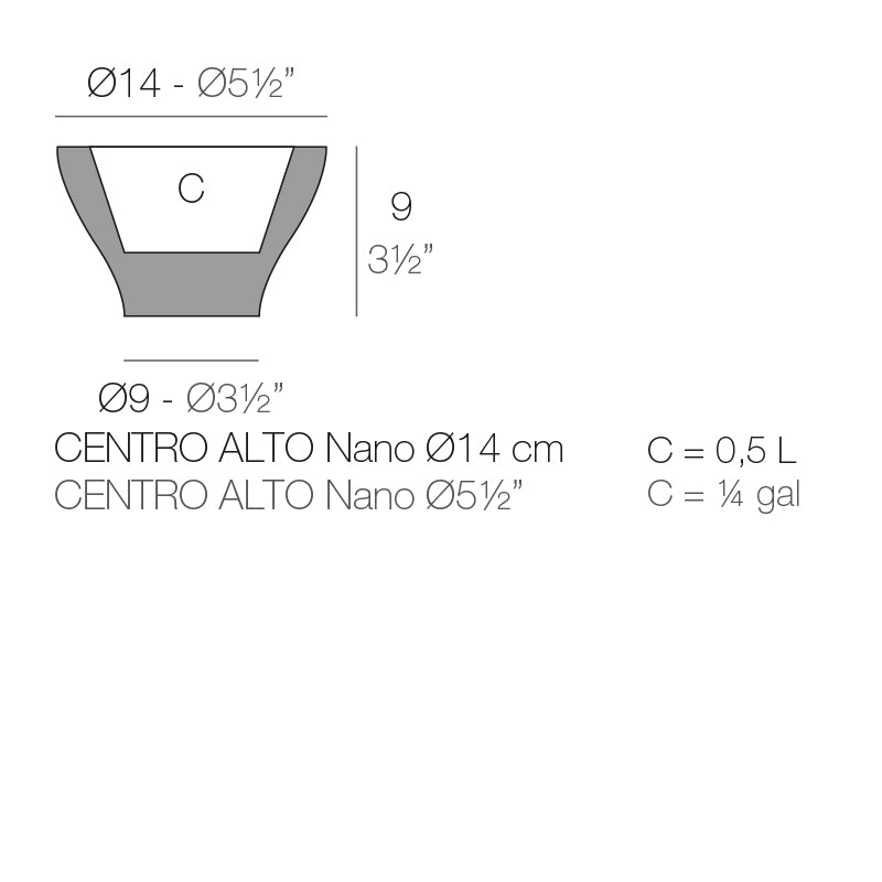 High Centre Ø14X9
