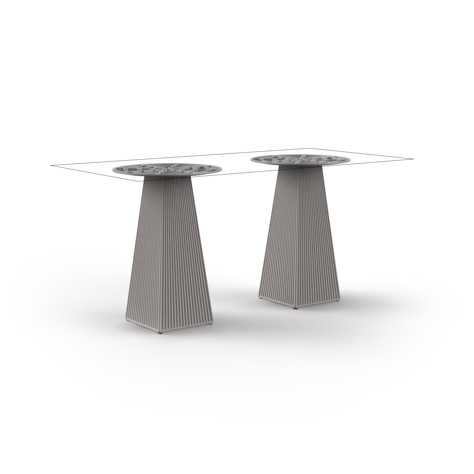 Gatsby Double Base 30X30X73Cms50