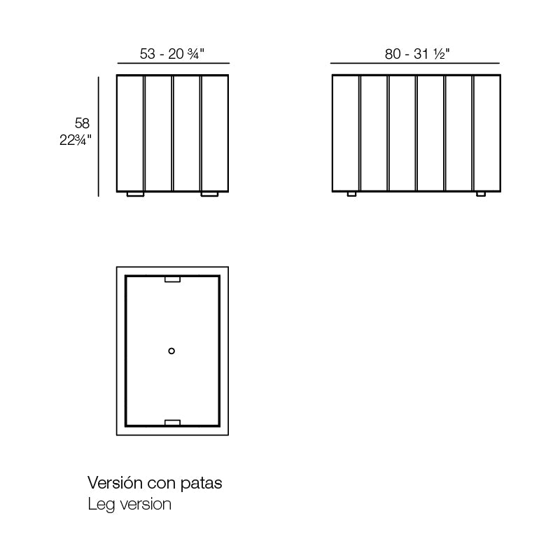 Vineyard Planter Legs