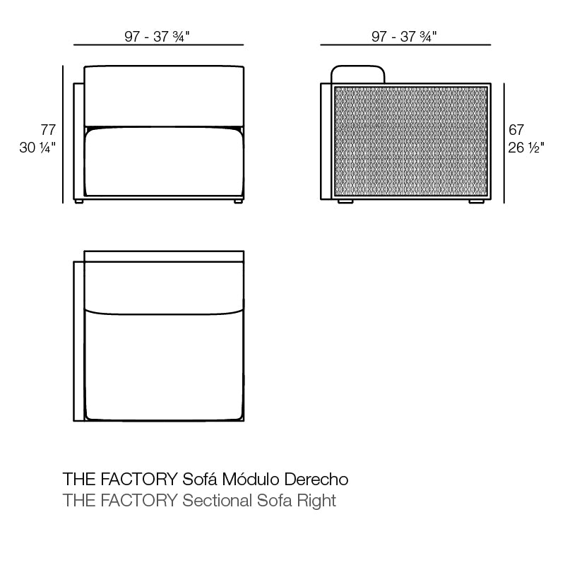 The Factory Right Armrest