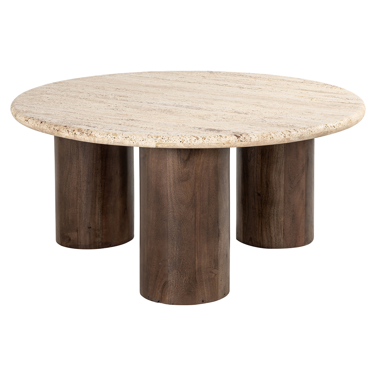 Coffee table Douglas 90Ø (Brown)