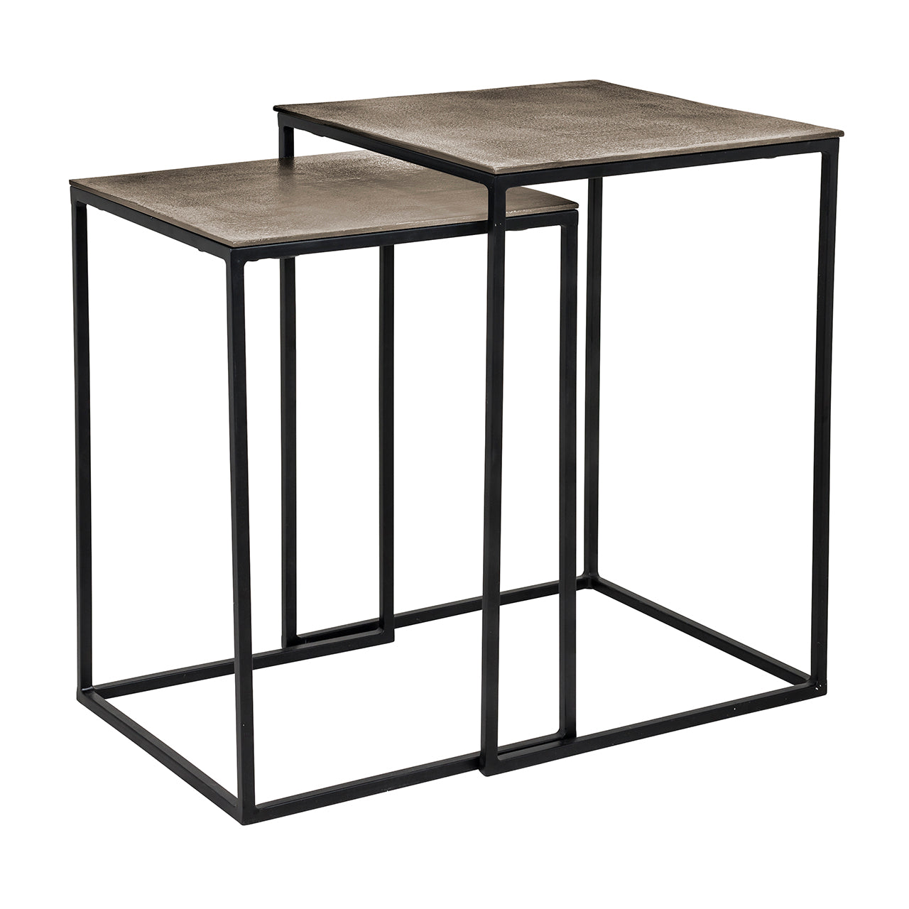 Coffee table  Finn set of 2 (Champagne gold)