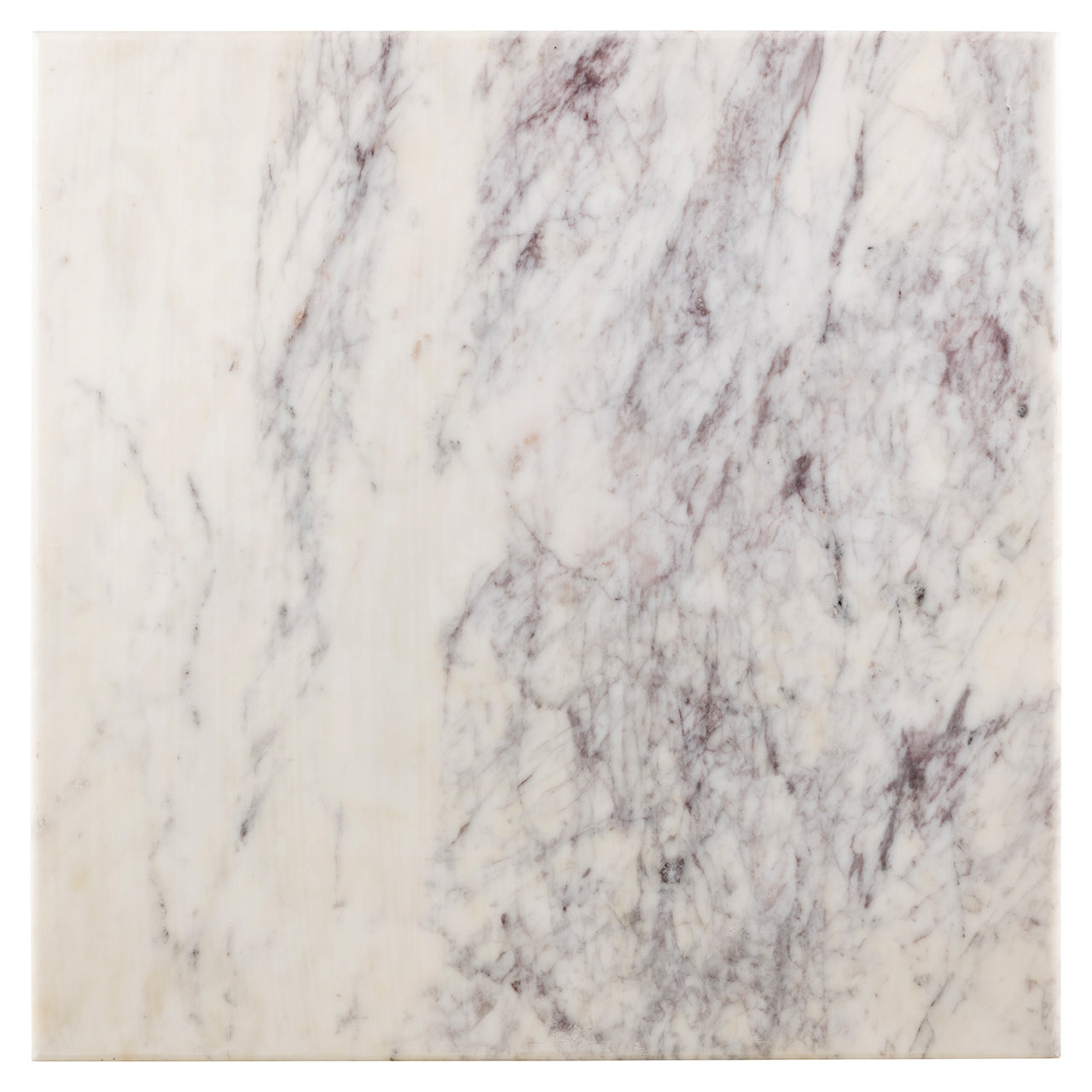 Bistro table Carlten white square (Black/white)