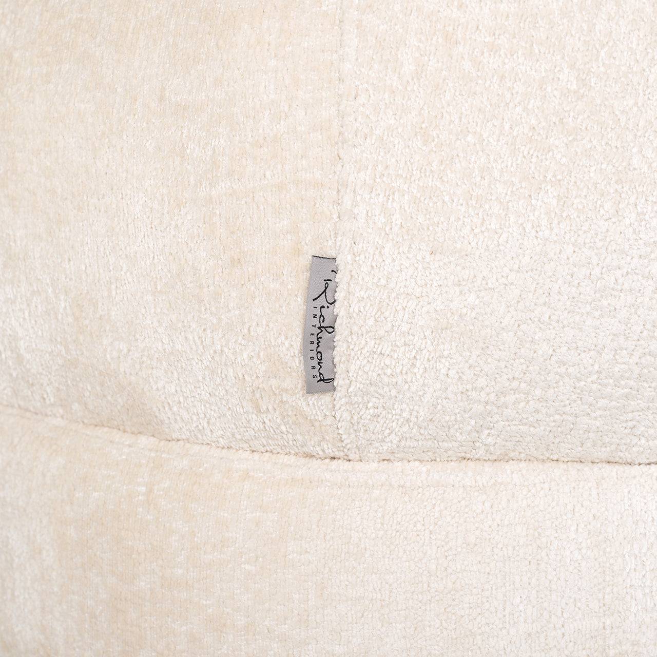 Lounge chair Venus white chenille (Bergen 900 white chenille)