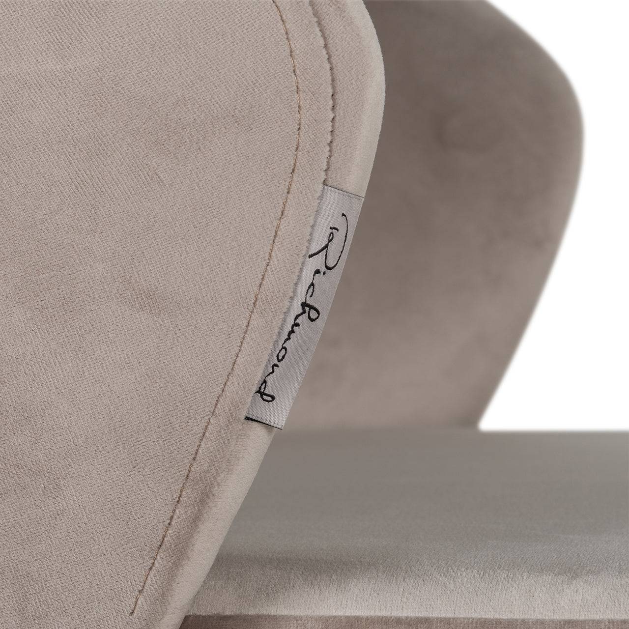 Counter stool Savoy khaki velvet (Quartz Khaki 903)