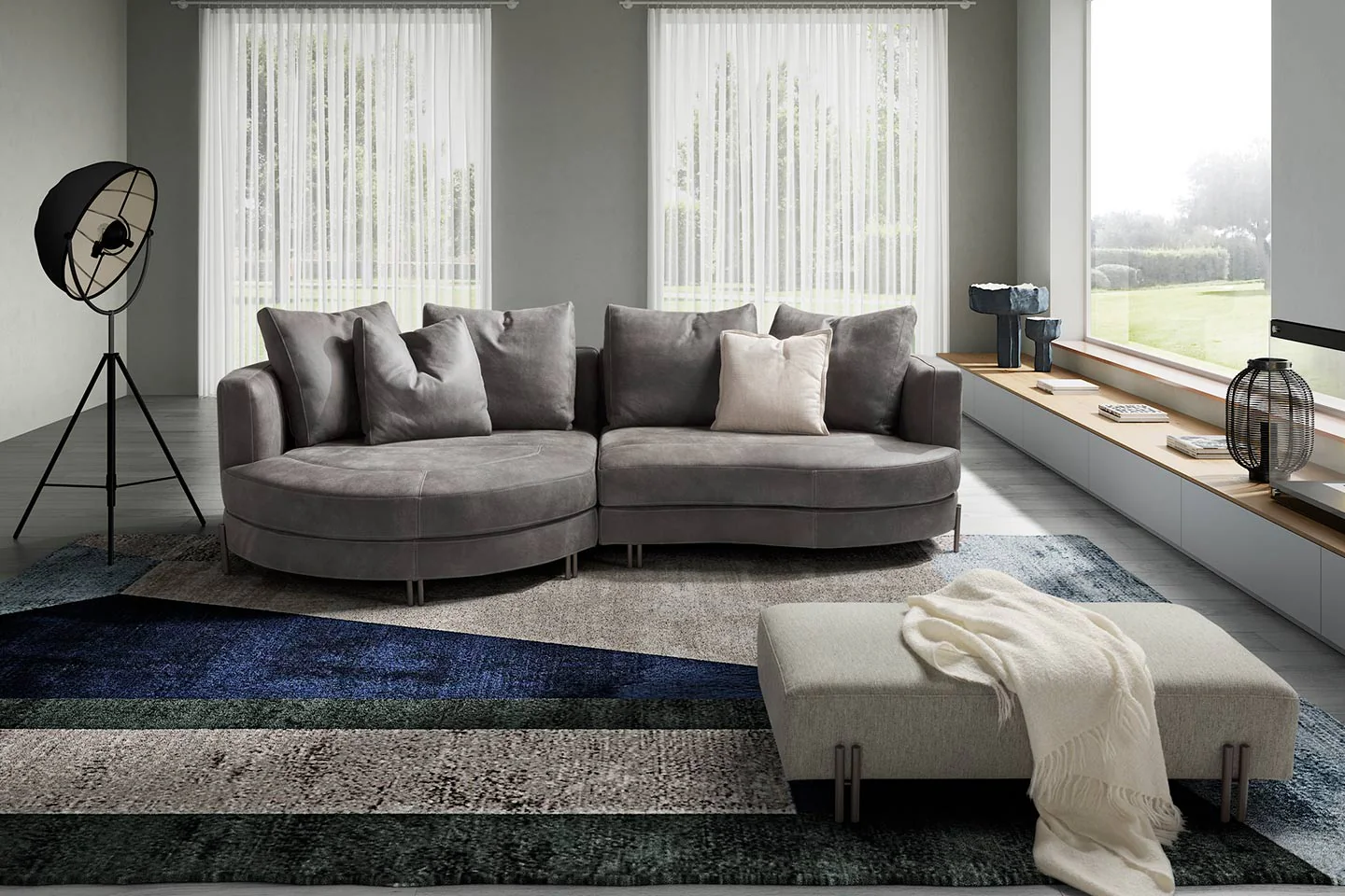 Sofa Yang Leather