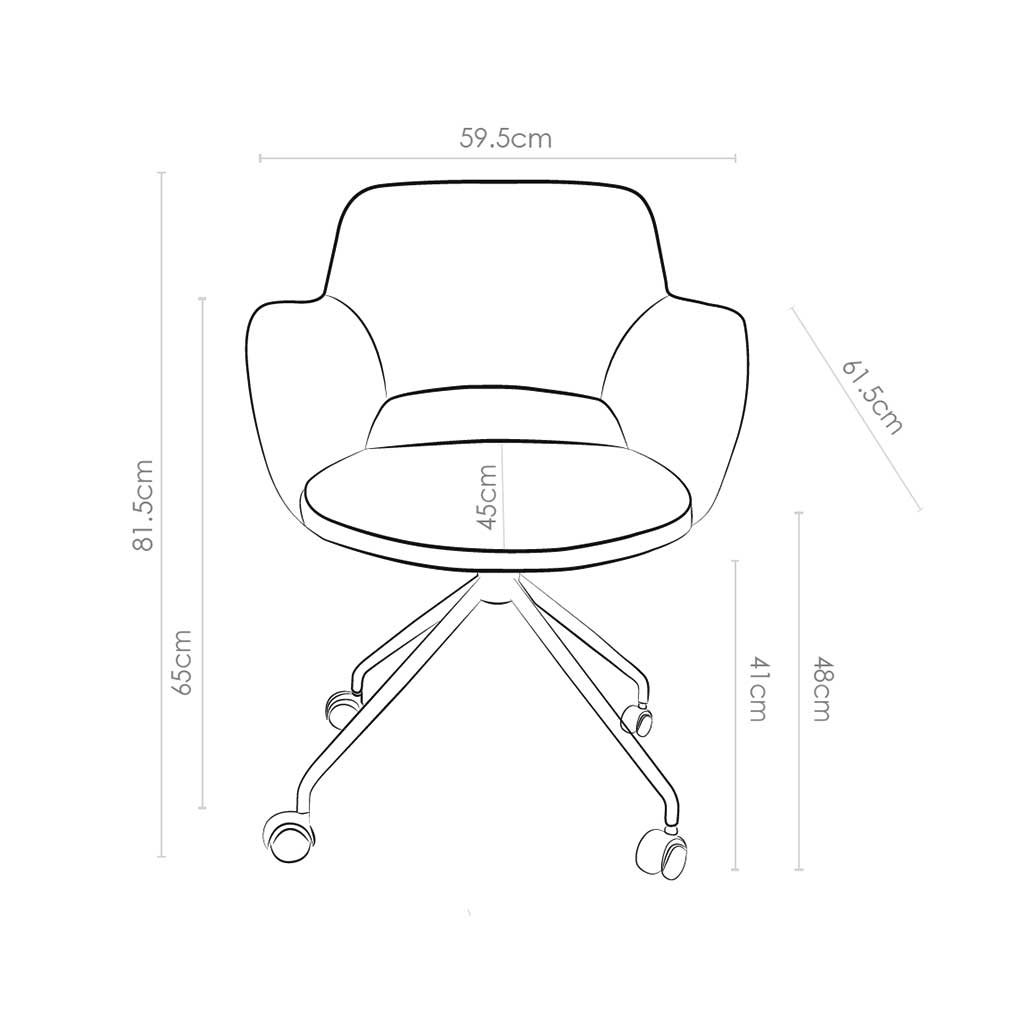 Chair Jolly - Taupe