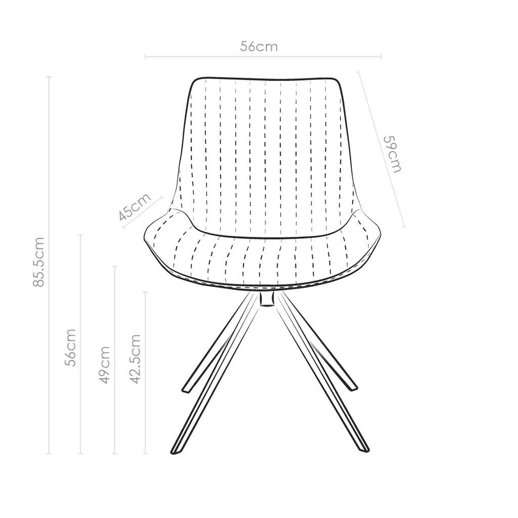 Chair Celine - Gray