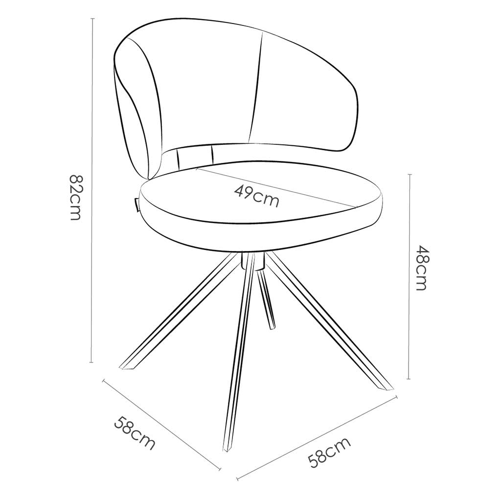 Chair Ascot - Gray