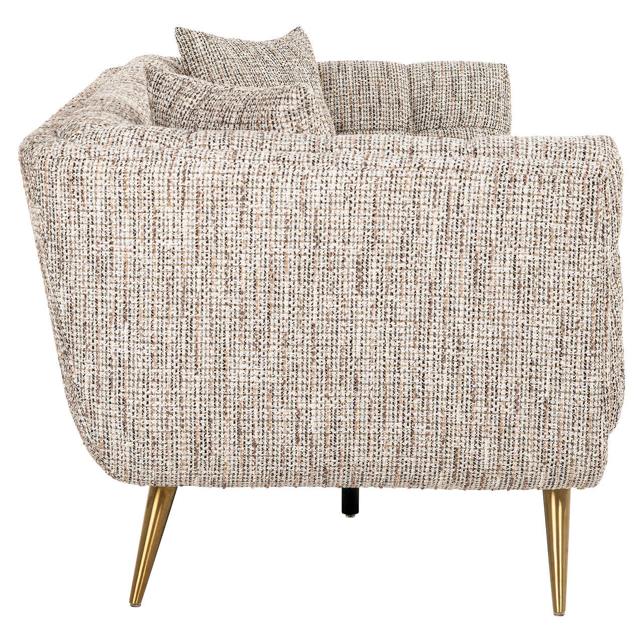 Sofa Huxley trendy nature / Brushed gold (Be Trendy 01 Nature) -  230x91cm